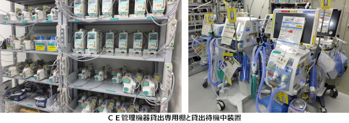 ＣＥ管理機器の貸出・返却